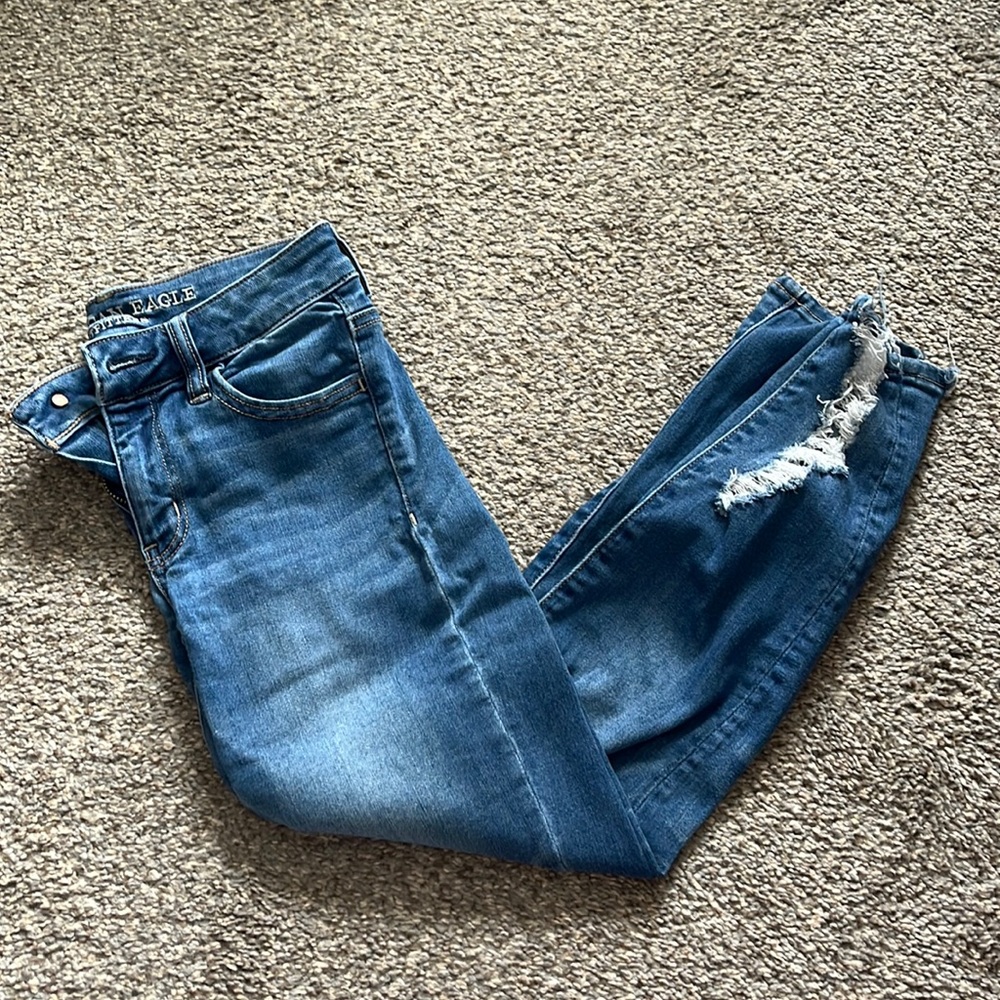 American Eagle Denim capris, size 0 Short